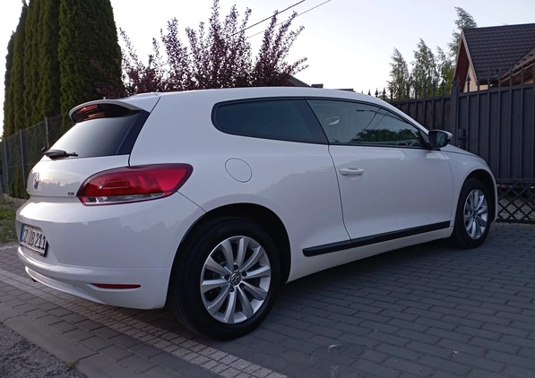 Volkswagen Scirocco cena 24500 przebieg: 188000, rok produkcji 2009 z Słomniki małe 497